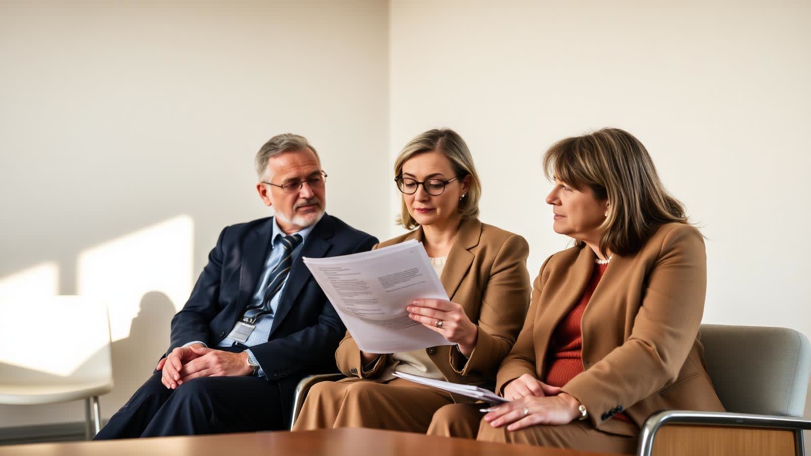 Échange de travail avec des élus du CSE