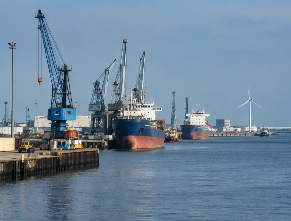 Vue de Dunkerque